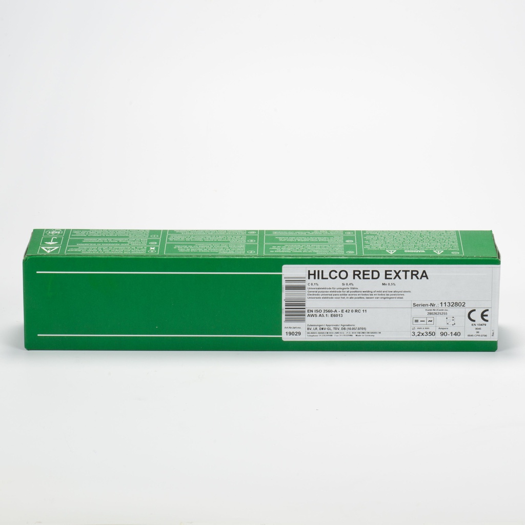 Electrodo HILCO 1/8&quot; - 3.2mm / E-6013 Punto VERDE (LB. 16 Va / BOSCH-