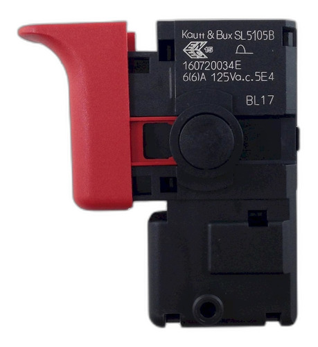 Interruptor Taladro GSB 13 RE / 3 601 B3D 5D0 / SKIL 6555 / BOSCH-2-D-1-C-6