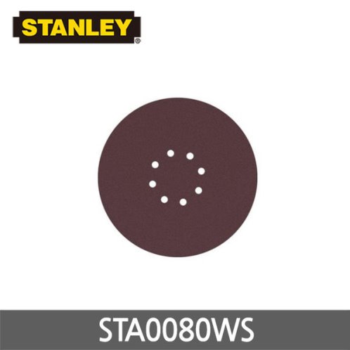 [STA0080WS] Lija STANLEY 8 7/8&quot; G 80 / VELCRO / SW75 / DEWALT-
