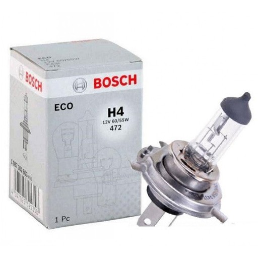 Bombilla BOSCH / ECO LINE / H4 / 12V / 60/55 W / ECO LINE / BOSCH-
