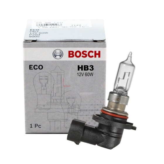 Bombilla BOSCH / ECO LINE / HB3 ( 9005 ) / 12V / 60 W / ECO / BOSCH-PISO-1