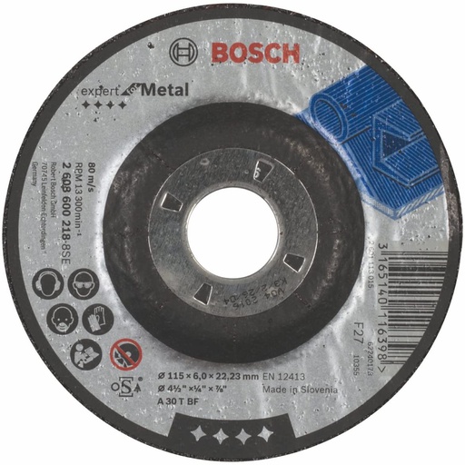 [2608600218] Disco abrasivo 4 1/2&quot; pulir metal / EXPERT / BOSCH-7-C-3