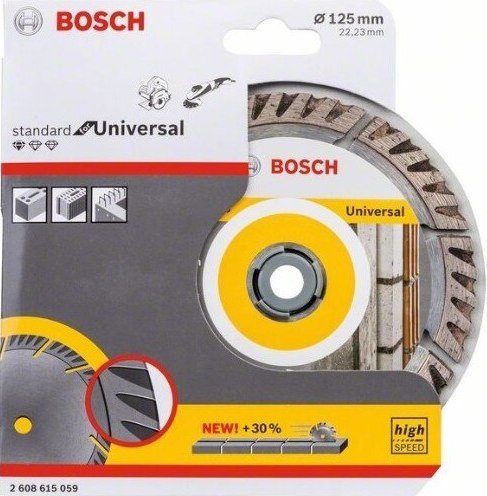 Disco de diamante 5&quot; ECO BOSCH Amarillo / &quot;CORTE RAPIDO&quot; / BOSCH-