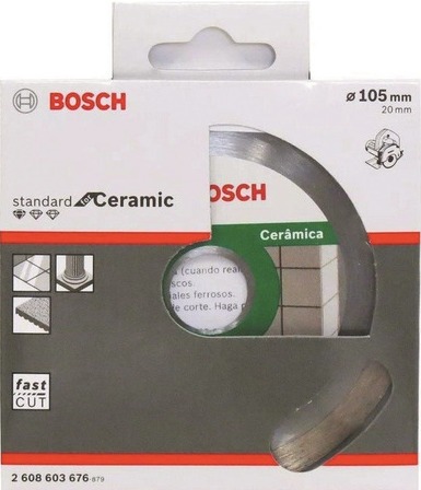 Disco de diamante 4&quot; / CORTADORA MARMOL / RIN CONTINUO / CERAMICA / BOSCH-7-B-2