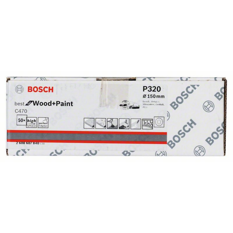 Lija Circular Gex Top BOSCH 6&quot; G320 / 6 Hoyos / BOSCH-