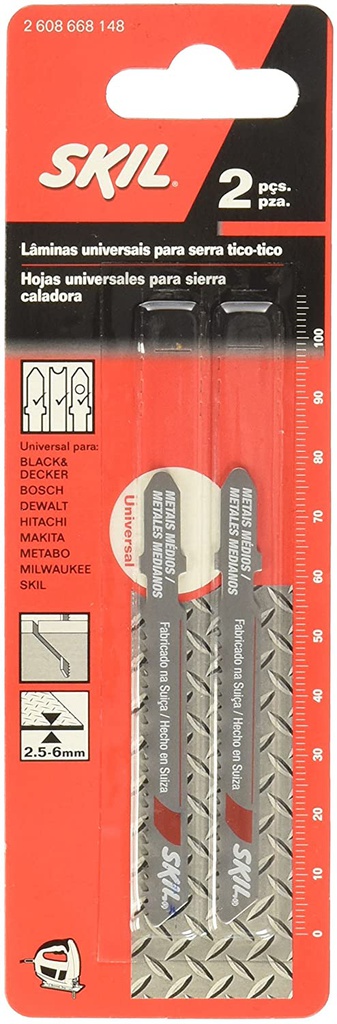 Sierra / 'Cuchilla para Caladora T118B 2U / SKIL / BOSCH-7-D-2