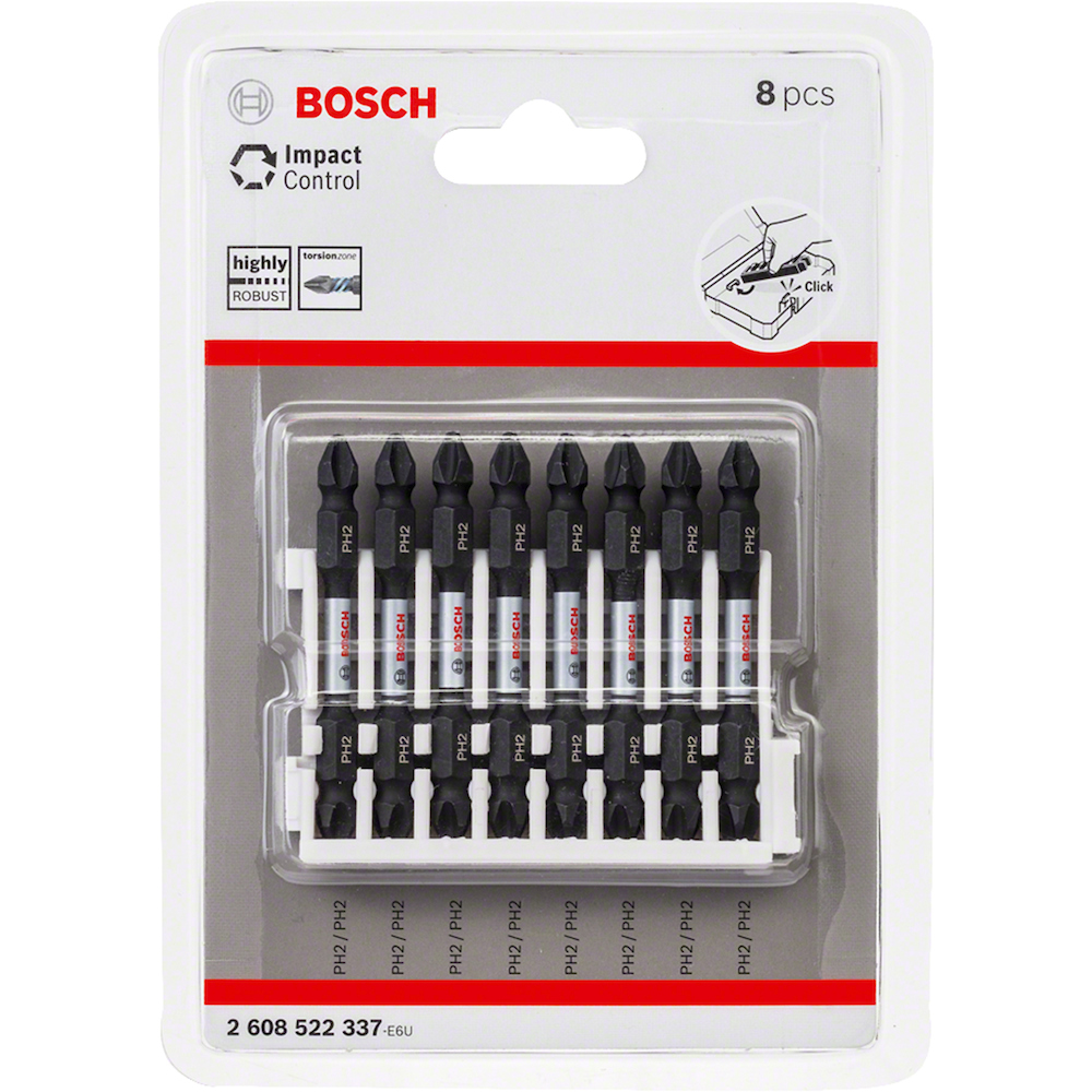 Punta No 2 Philips de 2&quot; BOSCH / Punta Magnetica / DOBLE LADO/BOSCH-TABLA-5