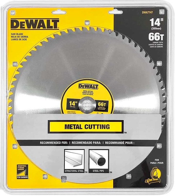 Disco de diamante 14&quot; DEWALT Corte de Metal / DW872 / DEWALT-TABLA-1