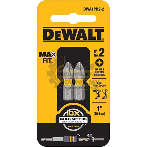 Punta No 2 Philips de 1&quot; DeWalt / MAGNETIC / DEWALT-5-B-2-B-3