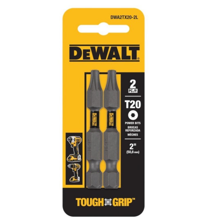 Punta Torx T20 DEWALT / 2 UNIDADES / DEWALT-5-B-2-A-3