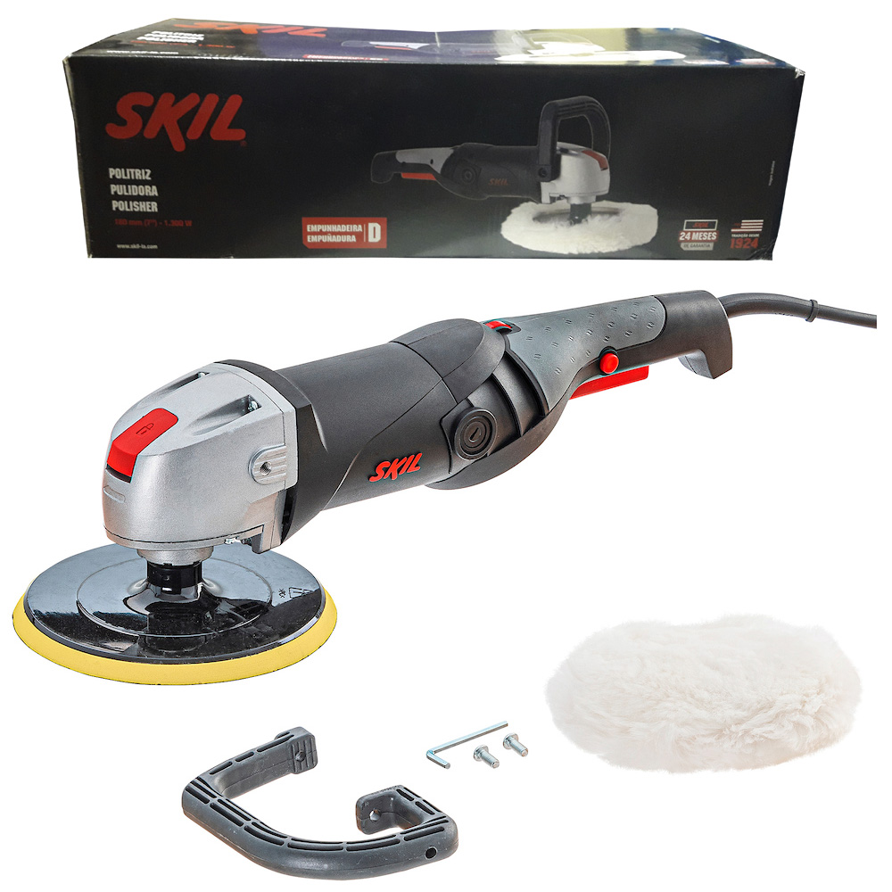 Pulidora Lustradora, Vehiculos SKIL 7" 1300 Watt / Caja Carton / BOSCH-6-B-3-A