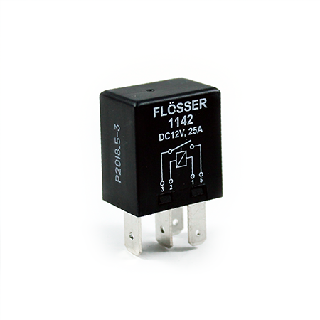 Relay Micro FLOSER 12V / 25 Amp 4 Terminales / BOSCH-