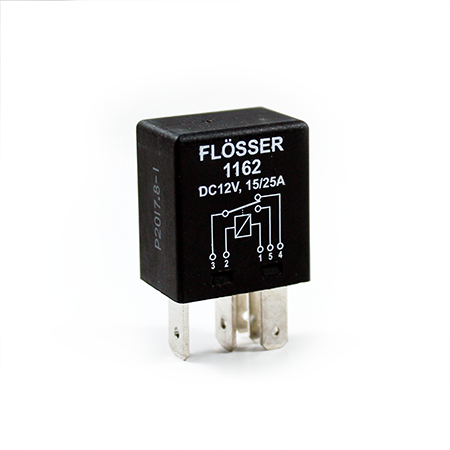 Relay Micro FLOSER 12V / 15-25 Amp 5 Terminales / BOSCH-