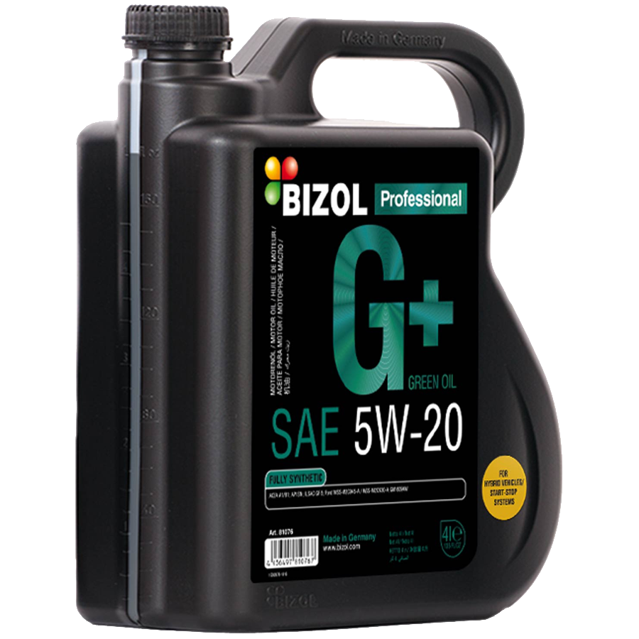 Aceite 5W20 Galon 4L  - GREEN OIL / BIZOL / BOSCH-
