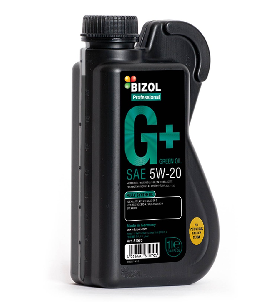 Aceite 5W20 Litro 1L - GREEN OIL / BIZOL / BOSCH-