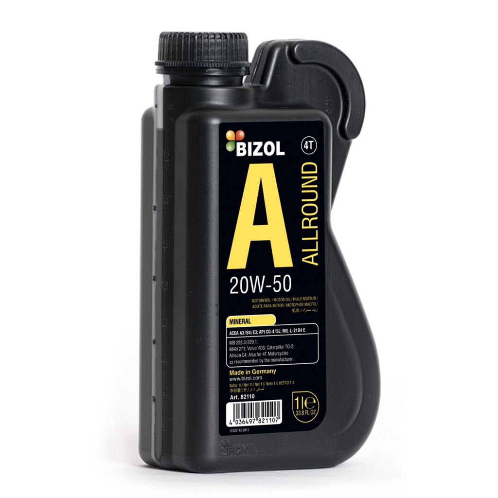 Aceite 20W50 Litro 1L - MINERAL / BIZOL / BOSCH-