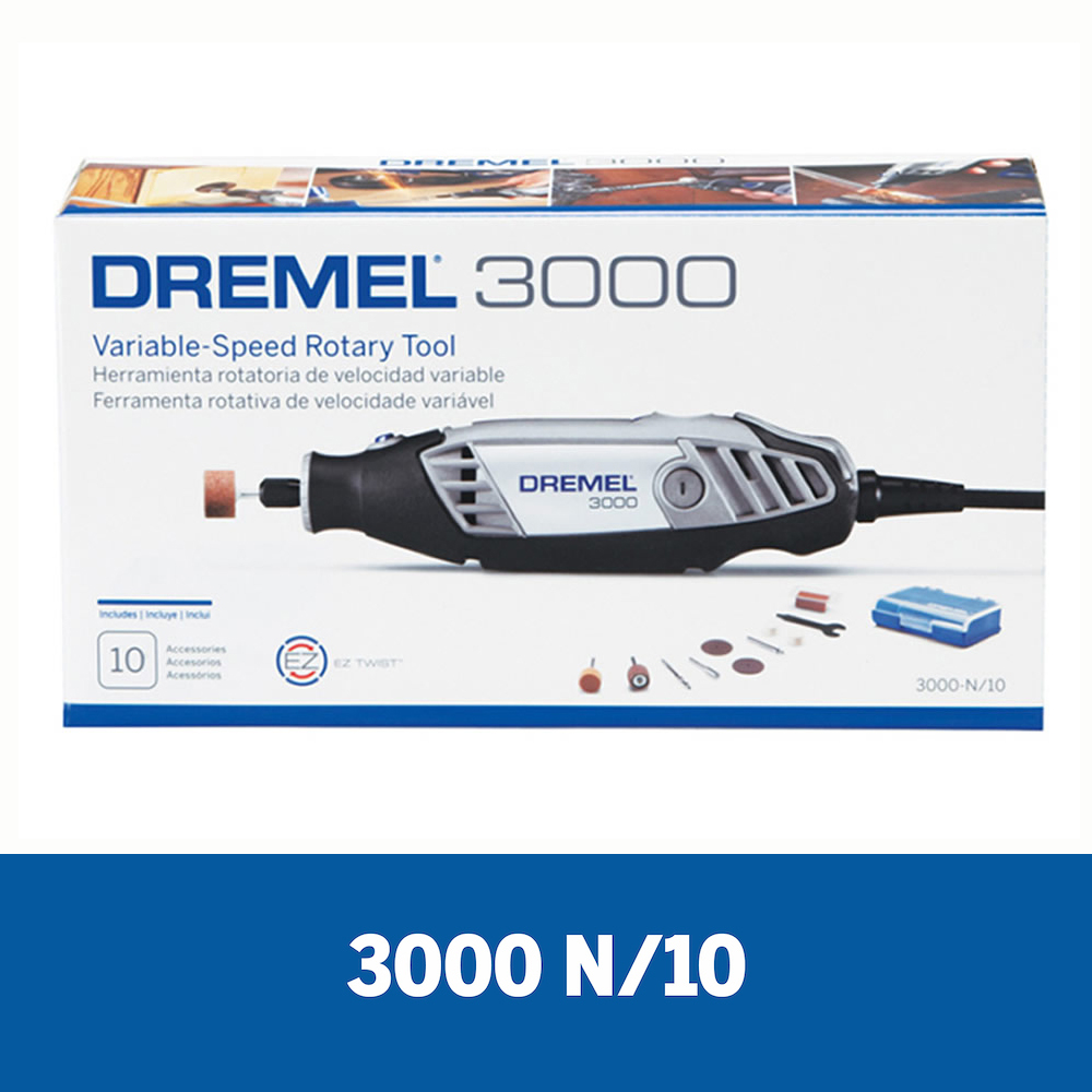 Moto Tool Dremel 3000 10 Accesorios + GUIA DE PROYECTOS / BOSCH-8-C-2-B