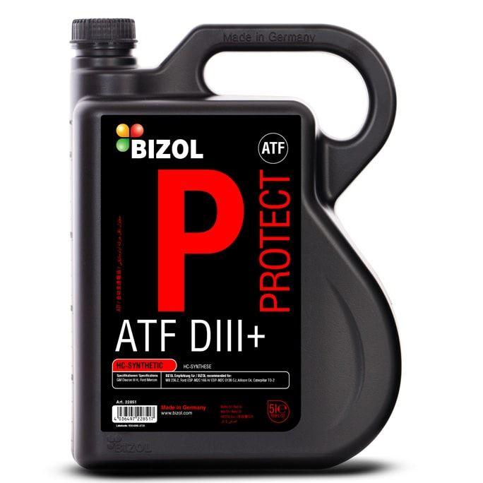 Aceite ATF D-III+ Garrafa 5L - PROTECT / FULL SINTETICO / BIZOL / TRANSMISION AUTOMATICA / BOSCH-