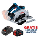 Sierra Circular 7 1/4" / Inalambrica / 18V / GKS 18V-68 GC / BITURBO / BARETOOL / GRATIS 1-BATERIA + 1-CARGADOR / BOSCH-8-A-1-B-1
