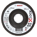 Disco Laminado 4/12" G.40 / BEST-FB / INOX-METAL / XLOCK / BOSCH-7-D-3