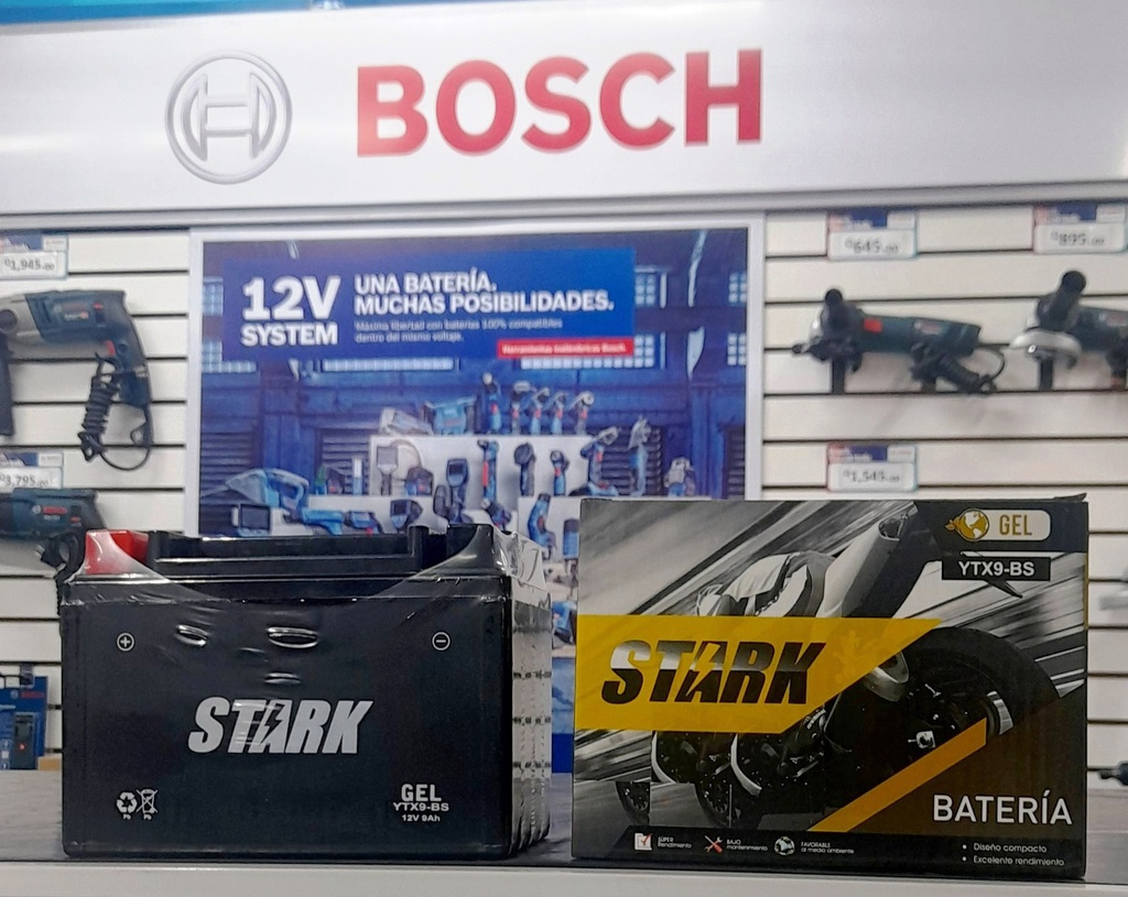 Bateria Moto YTX9-BS STARK / GEL / 9 Ah / BOSCH-