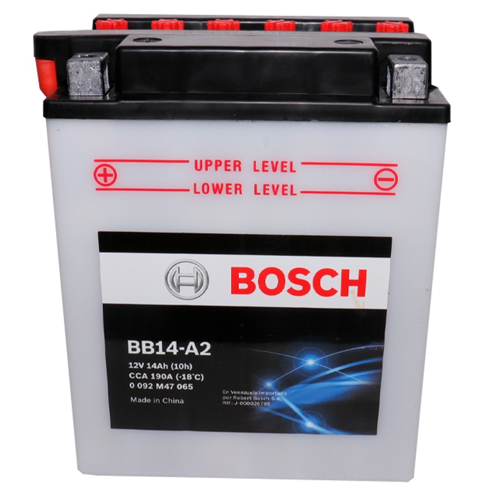 Bateria Moto BB14-A2 / YB14-A2 / 14 Ah / BOSCH