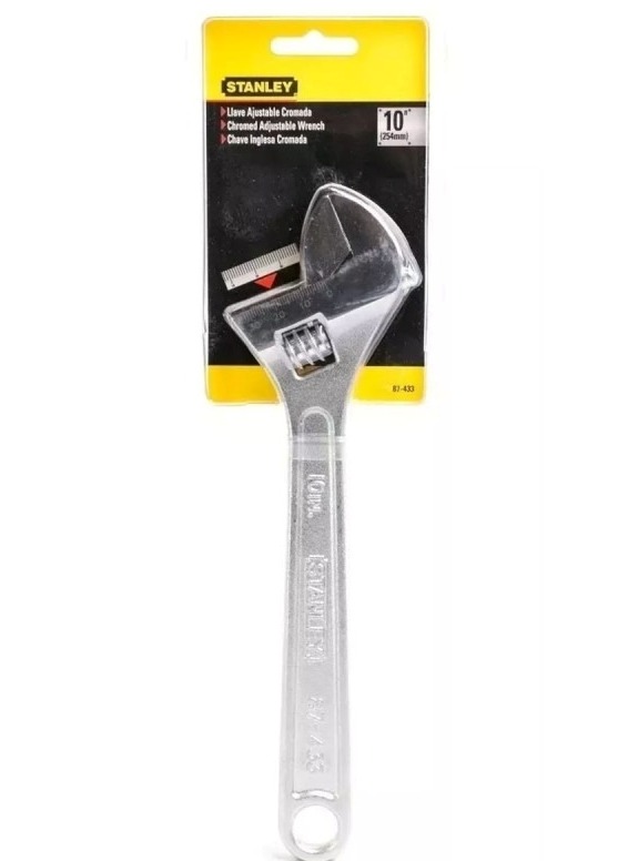 Llave Ajustable STANLEY de 10" de largo / Cangrejo / DEWALT-TABLA-B2