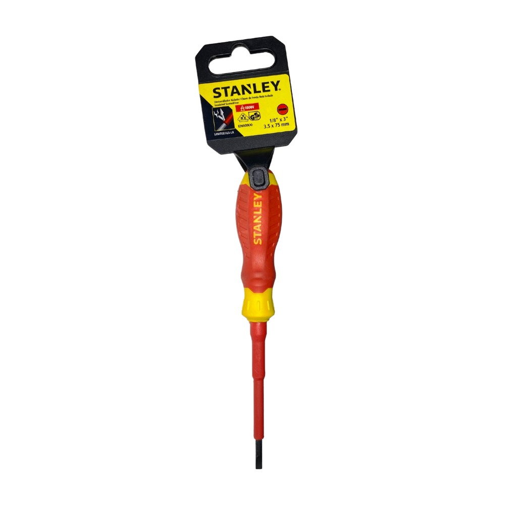 Desarmador Castigadera 1/8&quot; X  3&quot; / AISLADO 1000V MAXSTEEL / STANLEY / DEWALT-TABLA-2