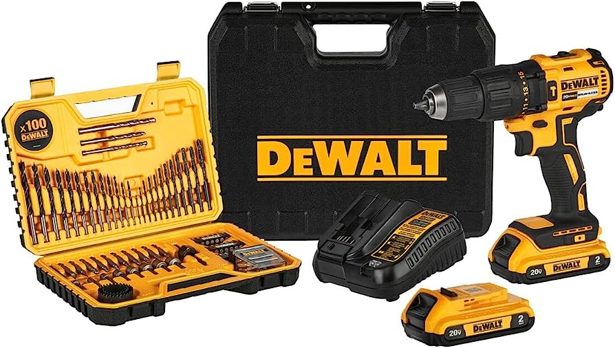 Taladro inalambrico 20 V DEWALT Lithium / Sin Carbones / Percucion / DEWALT-