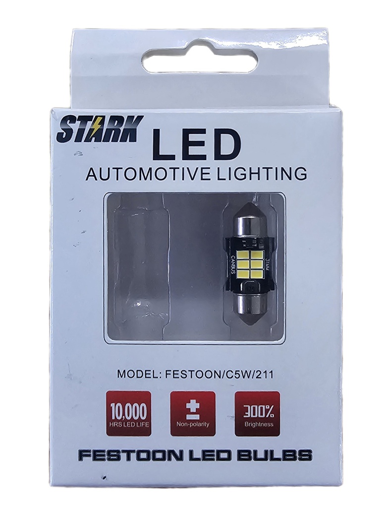 Bombilla LED STARK 9-18 V / 12X31 MM / TECHO / D3175 / 350LM / ** UNIDAD ** / BOSCH-10-D-1