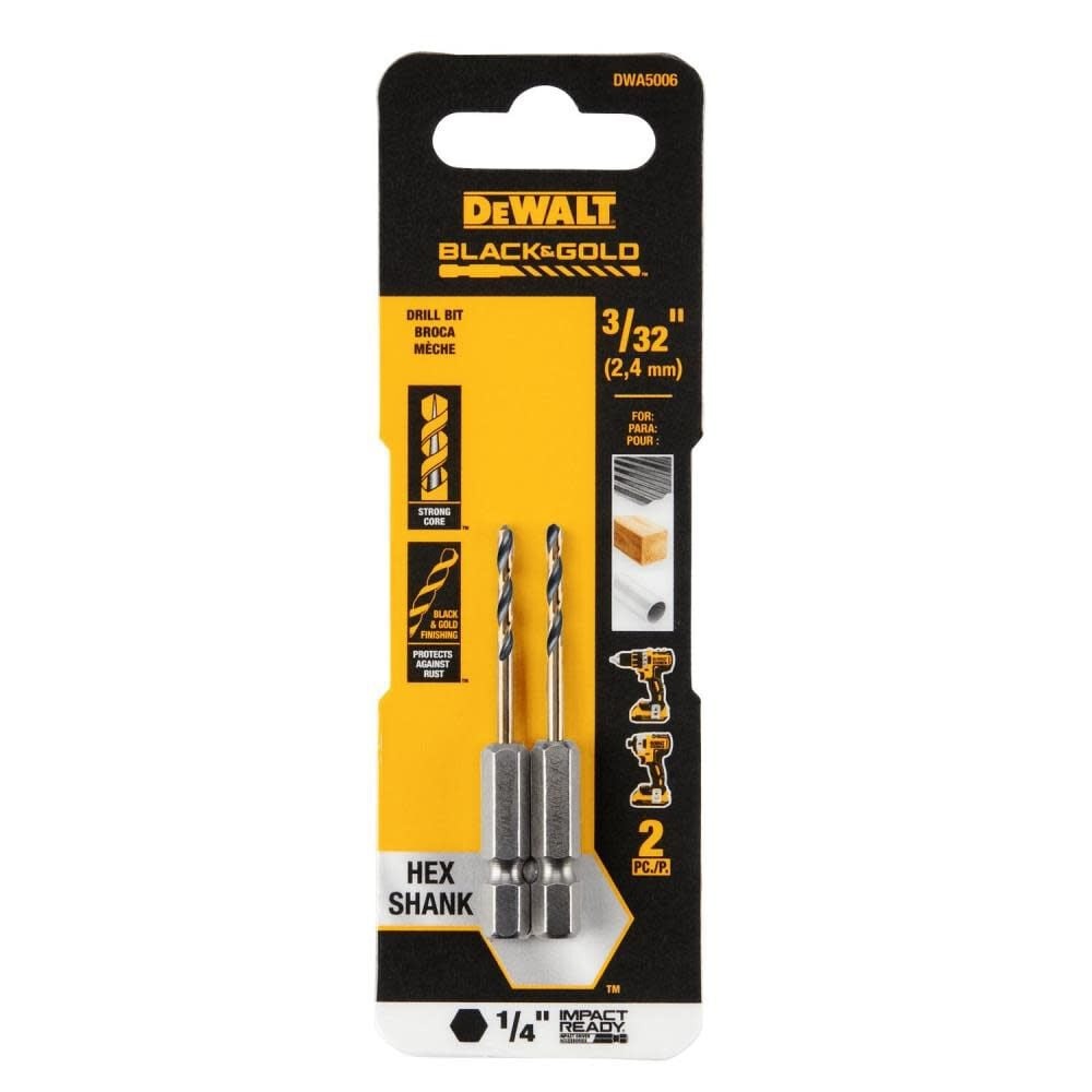 Broca Metal Madera / HEXAGONAL / 3/32&quot; / DEWALT-Tabla-3