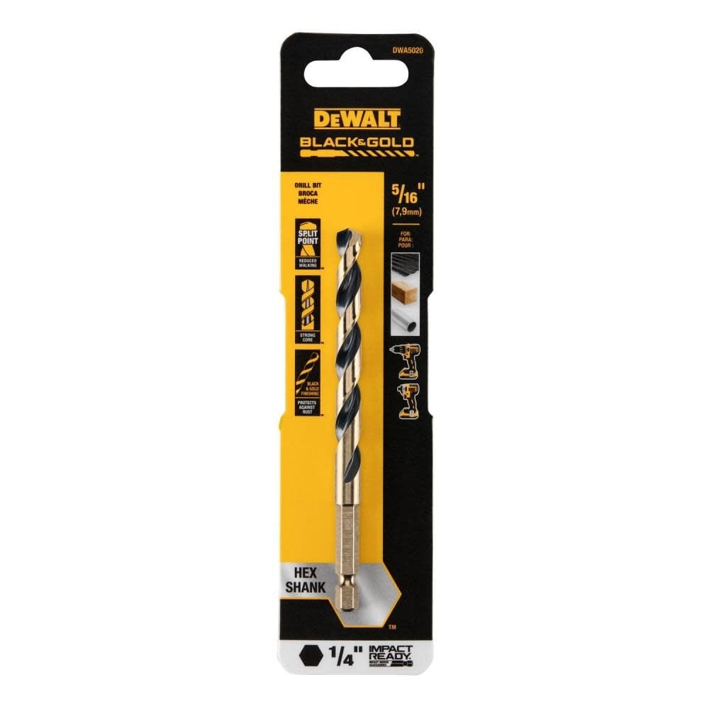 Broca Metal Madera / HEXAGONAL / 5/16" / DEWALT-Tabla-3