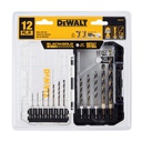 Kit de Brocas 12 Piezas / HSS 1/16 a 5/16 / HEXAGONAL / DEWALT-TABLA-4