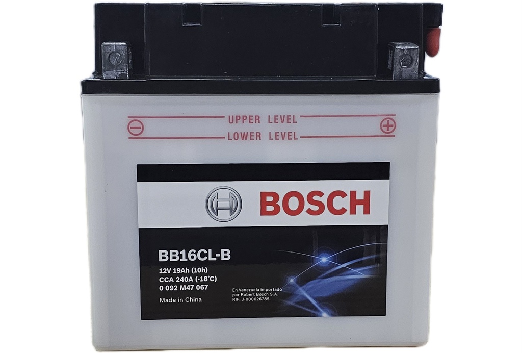 Bateria Moto BB16CL-B / YB16CL-B / 19 Ah / BOSCH