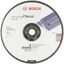 Disco abrasivo 9&quot; Pulido metal Concavo / STANDARD / 9&quot; X 1/4&quot; X 7/8&quot; (230 X 6 X 22.23MM) / BOSCH-