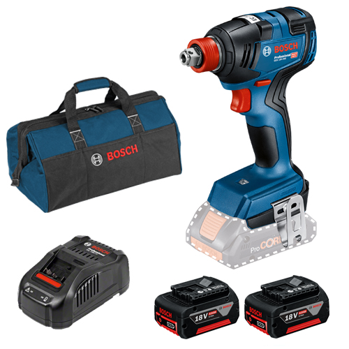 Atornillador de Impacto 18V BOSCH GDX 18V-200 / 2- Baterias 1- Cargador / BOSCH-