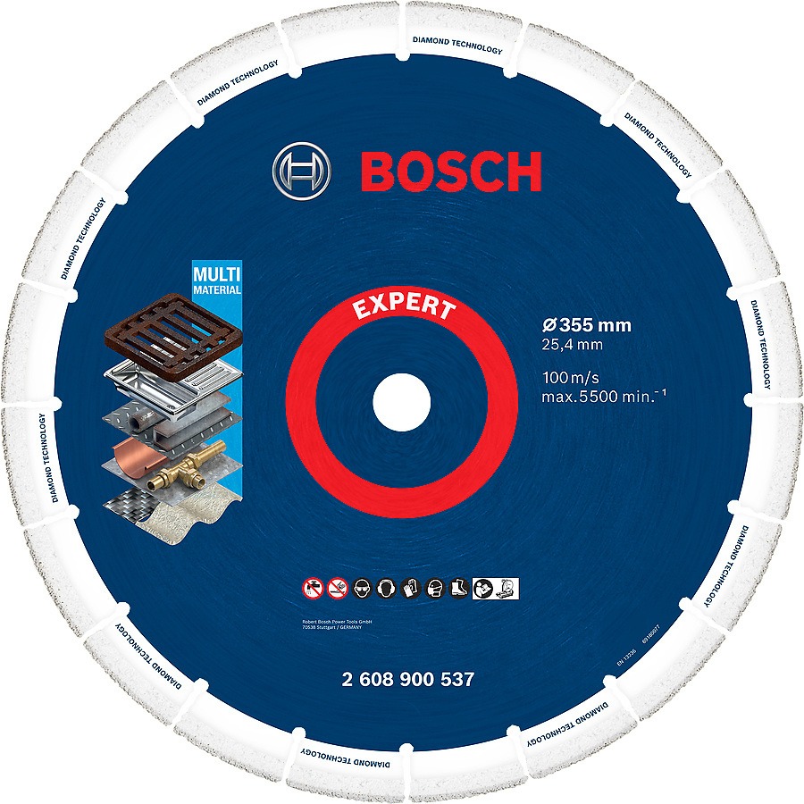 Disco de diamante 14&quot; BOSCH Corte de Metal 30 VECES MAS / EXPERT / BOSCH-