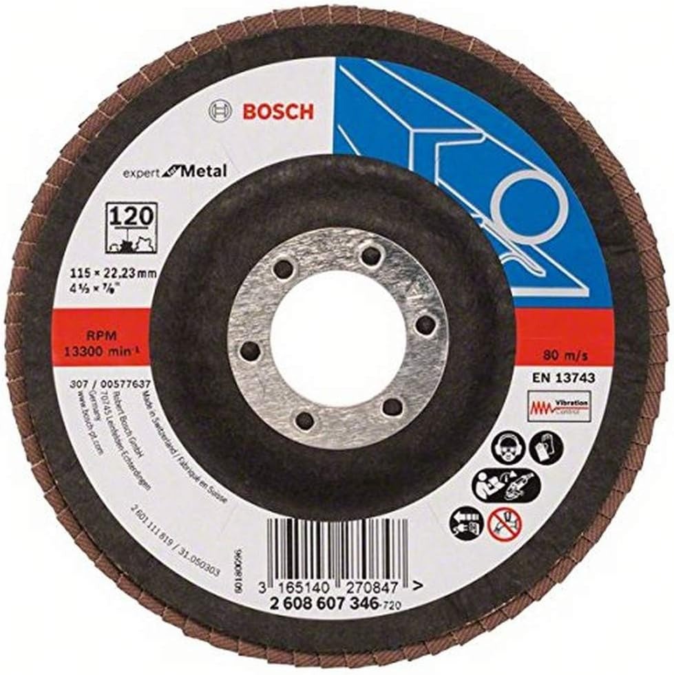 Disco Laminado 4/12&quot; G.120 / METAL / EXPERT / BOSCH-7-D-3