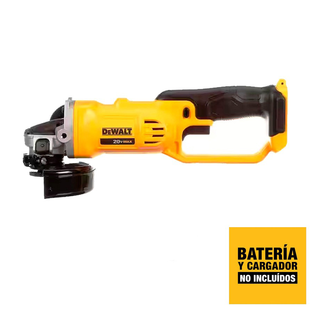 Amoladora 4 1/2" DEWALT 20V / BARETOOL / DEWALT-