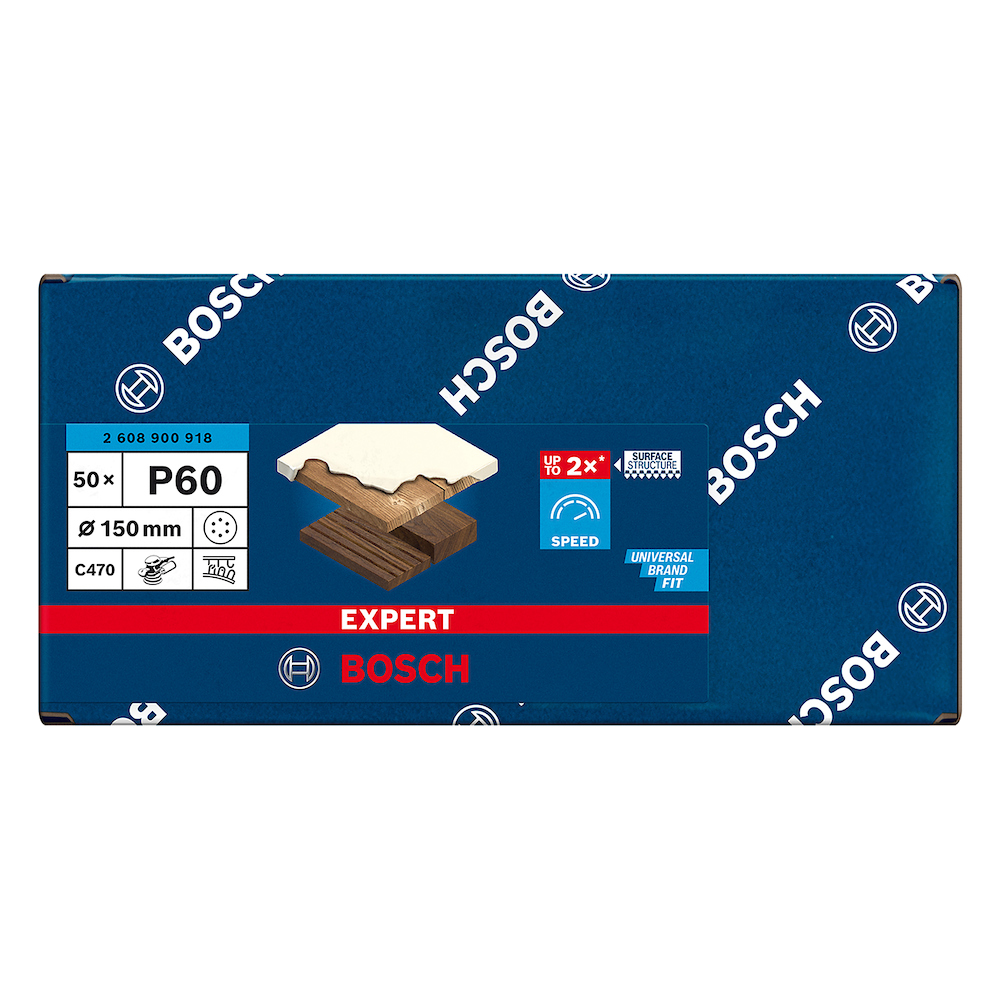 Lija Circular Gex Top BOSCH 6" G60 / 6 Hoyos / EXPERT / BOSCH-