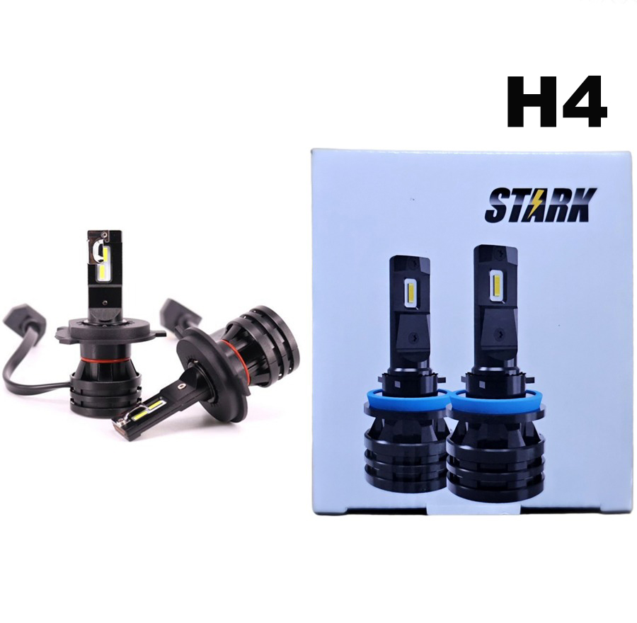 Bombilla LED STARK / H4 / 9,6-32 V / 6,000LM / (SET 2 UNIDADES) / BOSCH-10-D-1