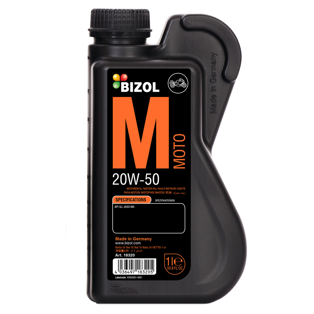 Aceite 20W50 Litro 1L - MINERAL / MOTO / BIZOL / BOSCH-