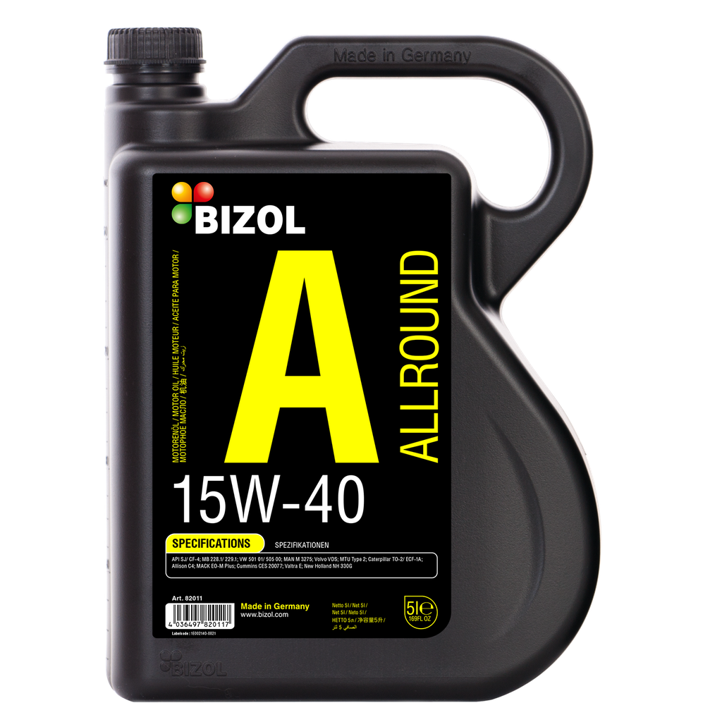 Aceite 15W40 Galon 4L - MINERAL / BIZOL / BOSCH-