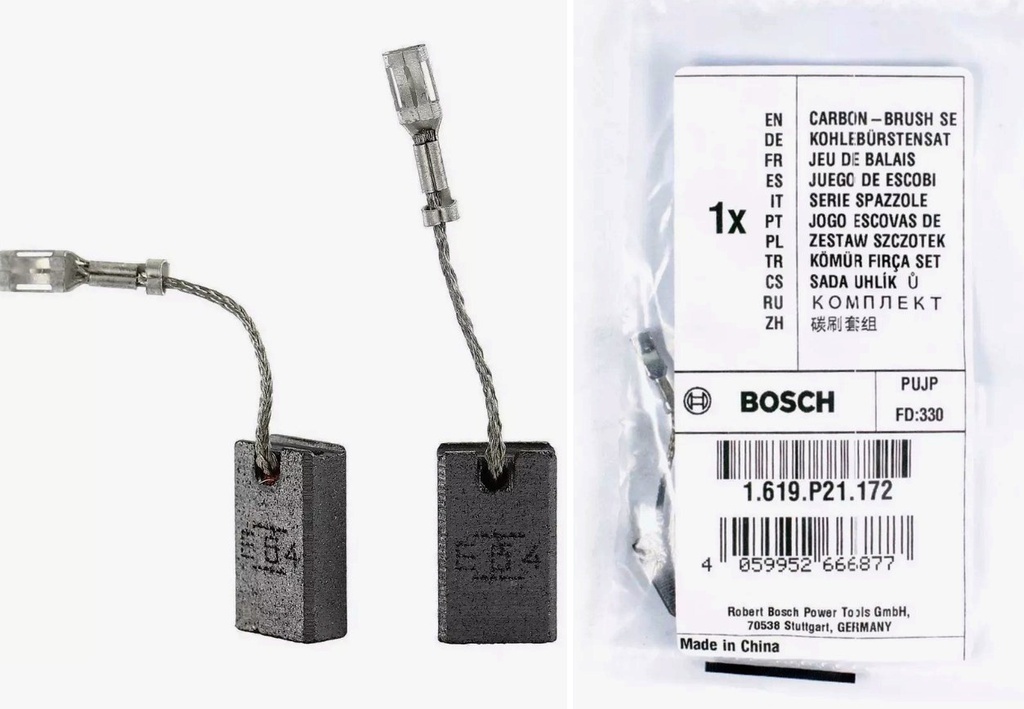 Carbones Amoladora GWS 12-125 S / GGS 30 LS / E64 / BOSCH-1-D-2-E-6