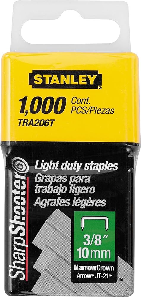 Grapa MANUAL 3/8  (1,000 Unidades) / DEWALT-TABLA-2