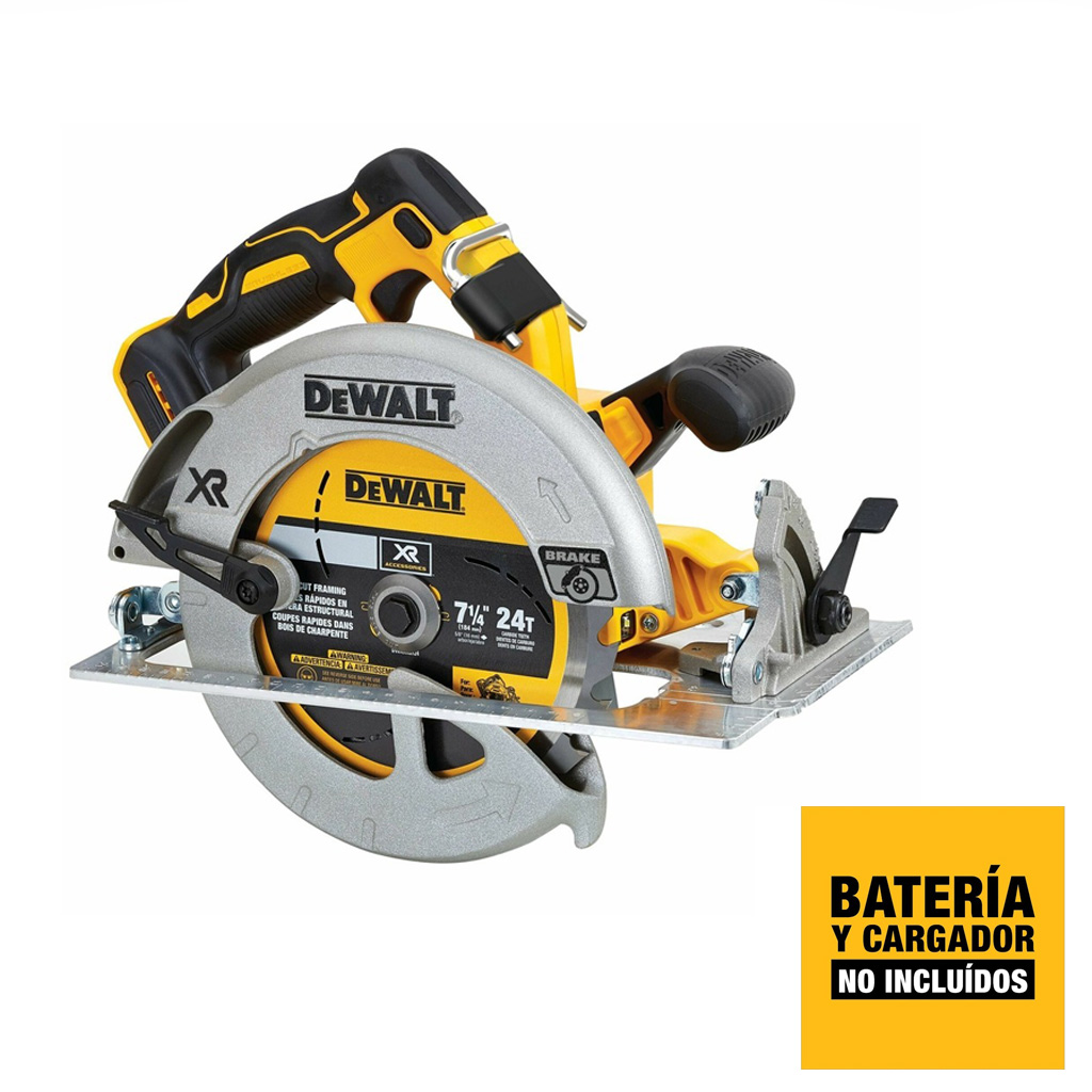 Sierra Circular DEWALT 7 1/4&quot; 20V / DCS570B / BARETOOL / DEWALT-1-PISO