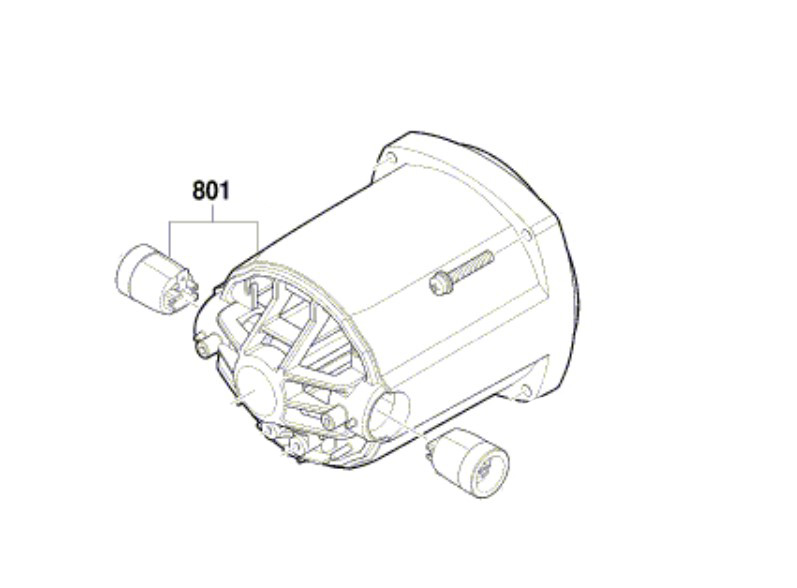 Carcasa de Motor Sierra Banco GTS 254  BOSCH / BOSCH-