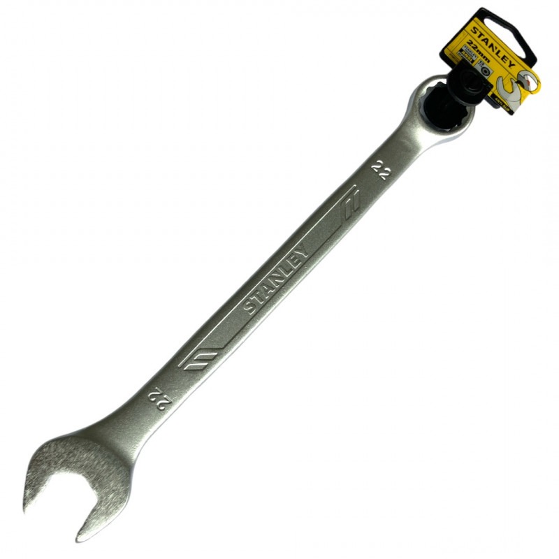 LLAVE COMBINADA 22 MM / COLA CORONA, 12 PUNTOS / ANTI-SLIP / STANLEY / DEWALT-