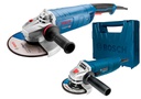 Amoladora 9&quot; BOSCH GWS 28-230 / 2800 W / VULCANO 5/8&quot; / + GWS 850 Caja Plastica 5/8&quot;/ BOSCH-