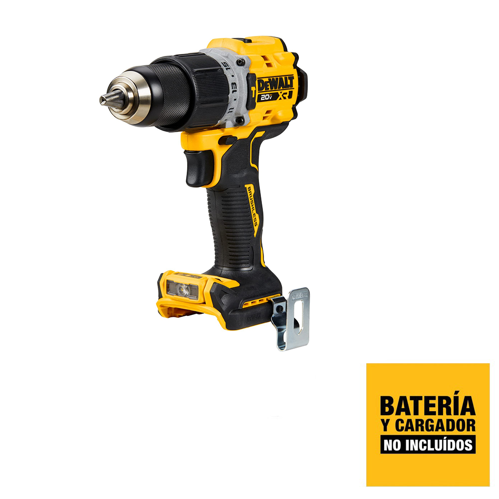 Taladro inalambrico 20 V DEWALT Lithium / Sin Carbones / Percucion / BARETOOL / DEWALT-2-B-3-A